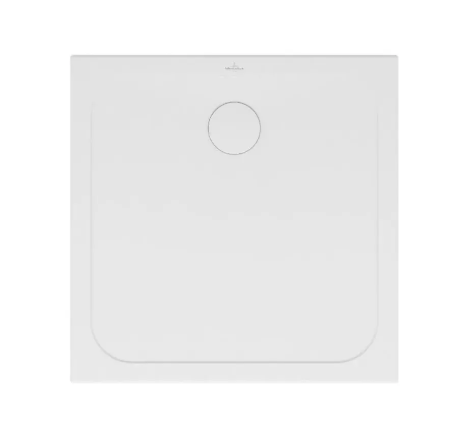 Villeroy & Boch Lifetime Plus - dušas paliktnis, 100x100 cm, pretslīdes, Alpu balts 6223J501