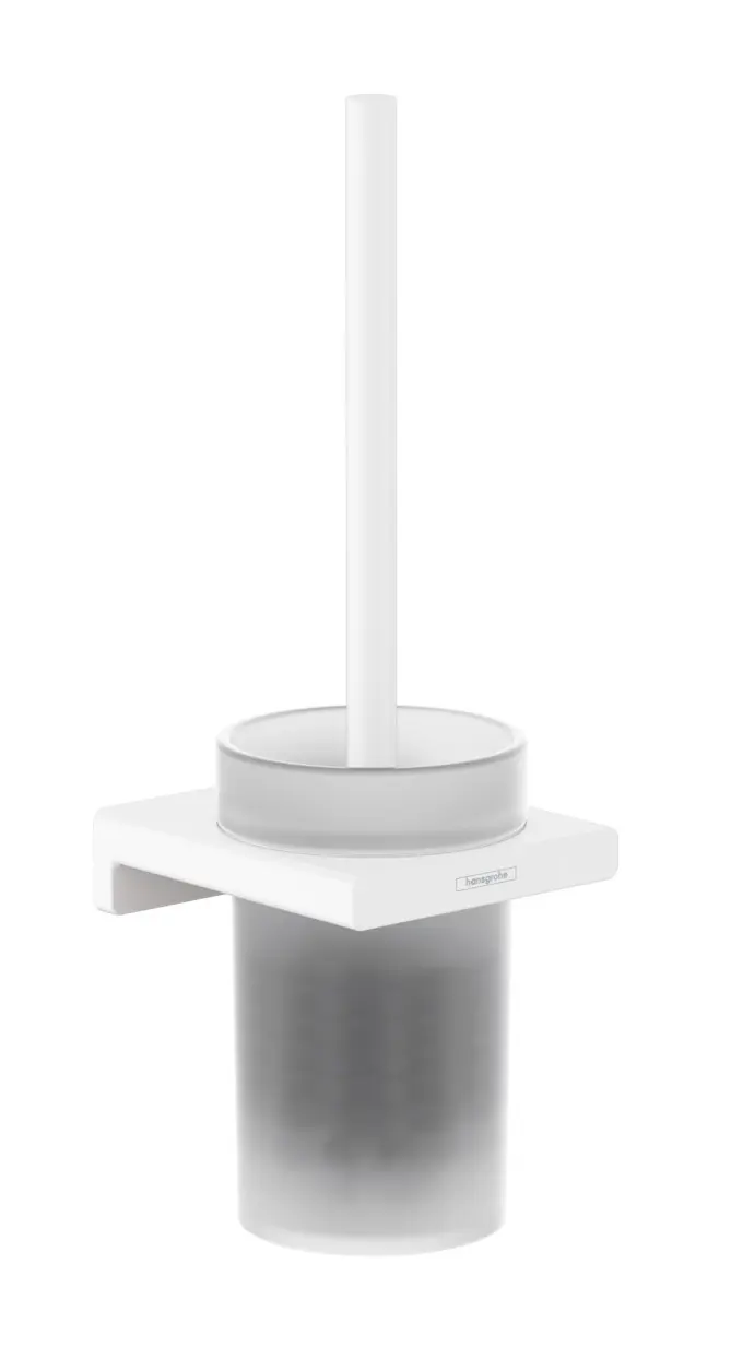Hansgrohe AddStoris - birstes turētājs sienas montāžai, stikls matēts/balts matēts 41752700