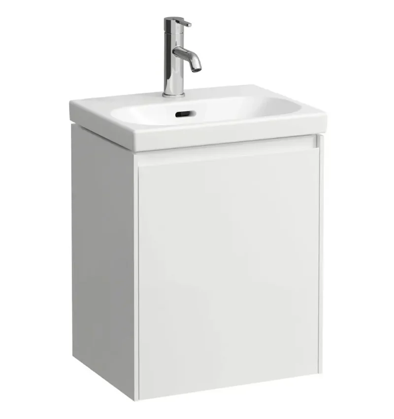 Laufen Lani - izlietnes apakšskapītis 4x3x5 cm, 1 durvis, eņģes kreisajā pusē, balts matēts H4035011122601