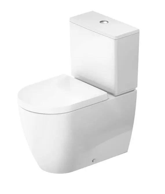 Duravit ME by Starck - WC kombinācija, Vario noteka, Rimless, HygieneGlaze, balta 2005092000