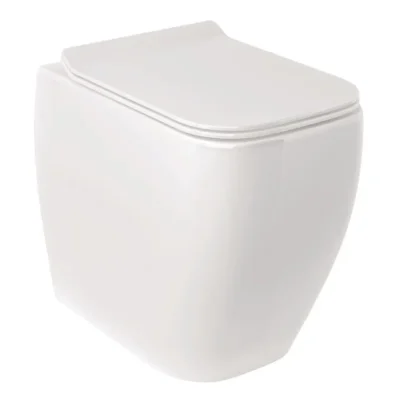 Kludi Resa C - stāvošais WC, Vario noteka, Rimless, Spiralflush, balts spīdīgs 28WCB0443