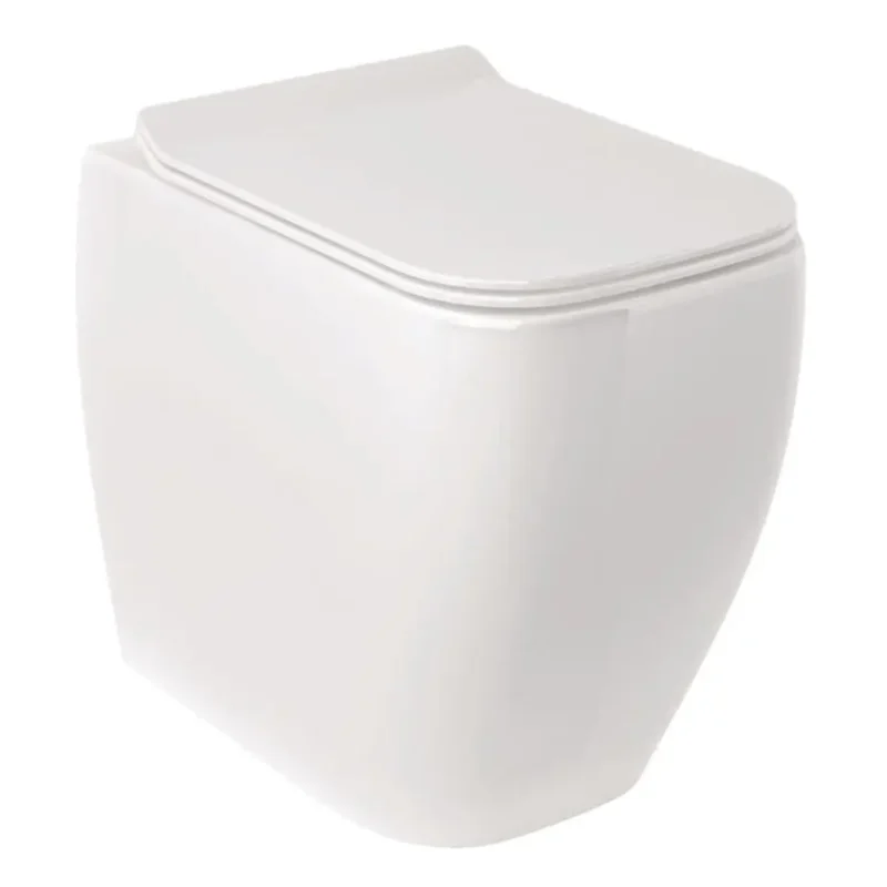 Kludi Resa C - stāvošais WC, Vario noteka, Rimless, Spiralflush, balts spīdīgs 28WCB0443