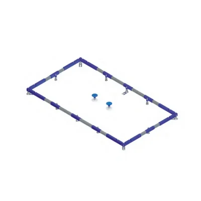 Villeroy & Boch piederumi - uzstādīšanas rāmis ViFrame mazākām dušas paliktņiem līdz 1000x1000 mm U91412100