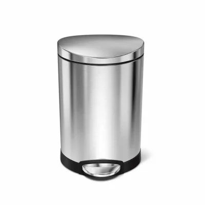 Simplehuman atkritumu tvertne - atkritumu tvertne 6 l, matēts nerūsējošais tērauds CW1834CB