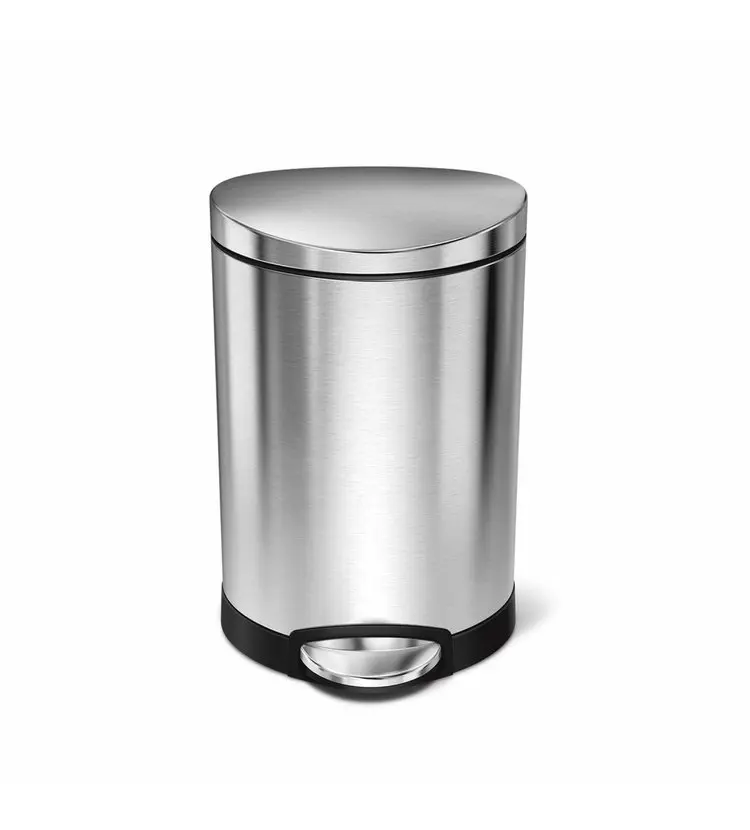Simplehuman atkritumu tvertne - atkritumu tvertne 6 l, matēts nerūsējošais tērauds CW1834CB