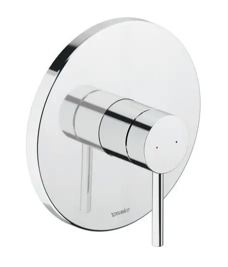 Duravit Circle - zemapmetuma dušas maisītājs, Hroms CE4210010010