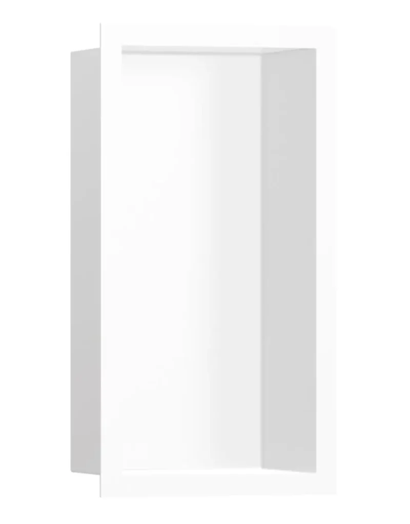 Hansgrohe XtraStoris Individual - sienas niša ar dizaina rāmi, 30x15x10 cm, balts matēts 56096700