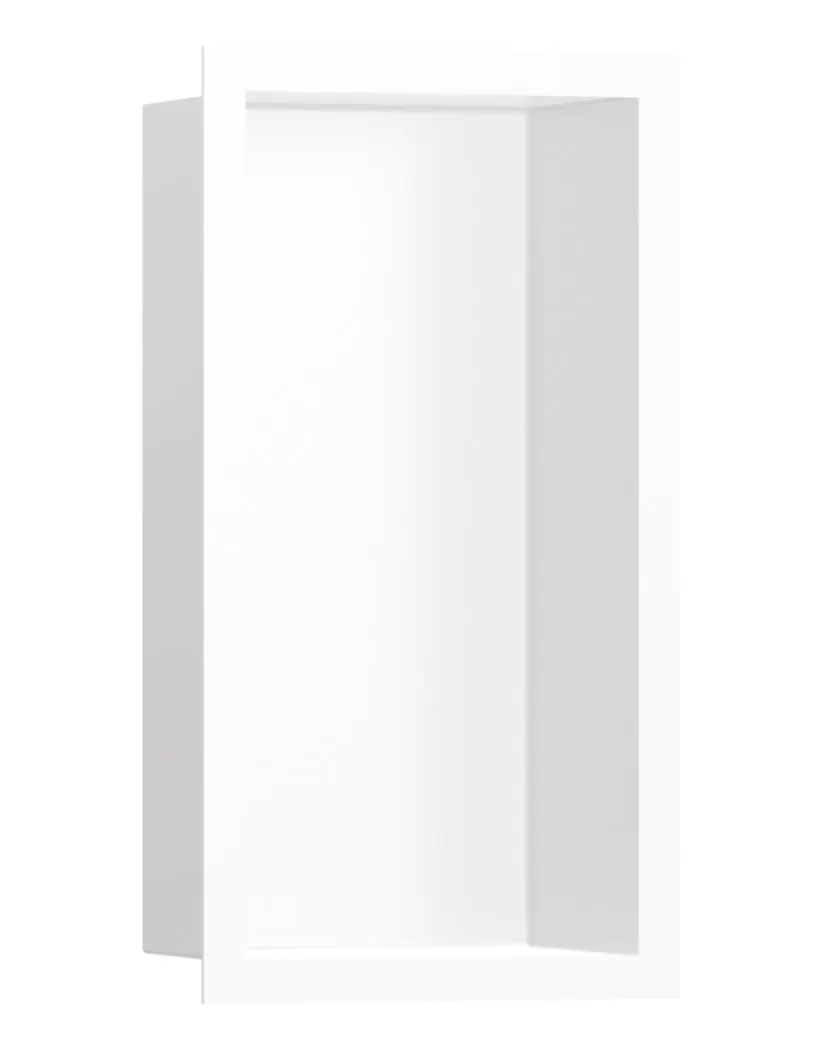 Hansgrohe XtraStoris Individual - sienas niša ar dizaina rāmi, 30x15x10 cm, balts matēts 56096700