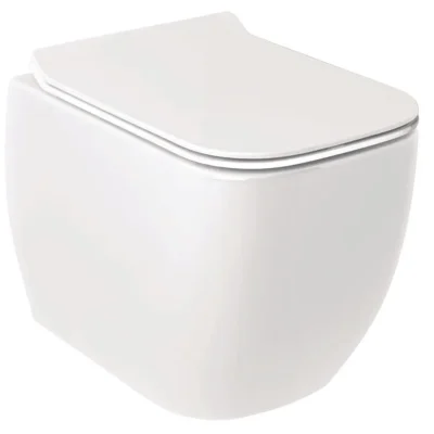 Kludi Resa C - piekaramais WC, Rimless, Spiralflush, balta spīdīga 28WCW0243