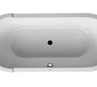 Duravit Starck - brīvi stāvoša vanna, 1800x800, ar paneli, balta 700010000000000
