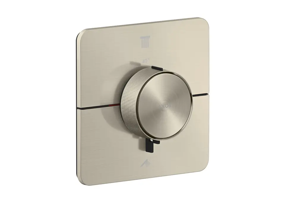 Axor ShowerSelect ID - zemapmetuma termostata maisītājs, 2 patērētājiem, matēts niķelis 36754820