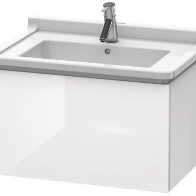 Duravit L-Cube - izlietnes skapītis 41x67x47 cm, 1 atvilktne, balts spīdīgs LC616402222