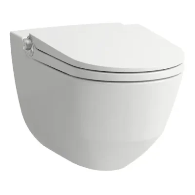 Laufen Cleanet Riva - dušas WC, Rimless, SoftClose, balts matēts H8206917570001
