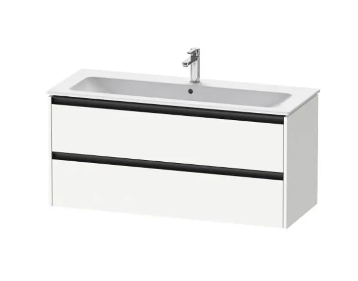 Duravit Ketho.2 - izlietnes skapītis, 55x121x48 cm, 2 atvilktnes, balts matēts K25265018180000