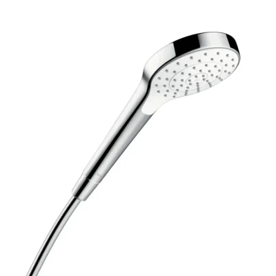 Hansgrohe Croma Select S - dušas galva 110, EcoSmart 9 l/min, balta / hromēta 26805400