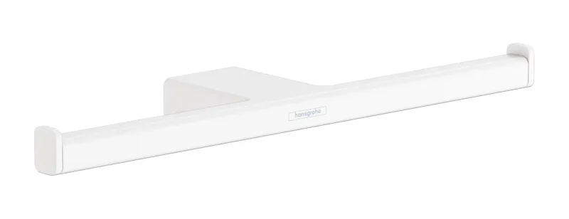 Hansgrohe AddStoris - dubultais tualetes papīra turētājs, balts matēts 41748700