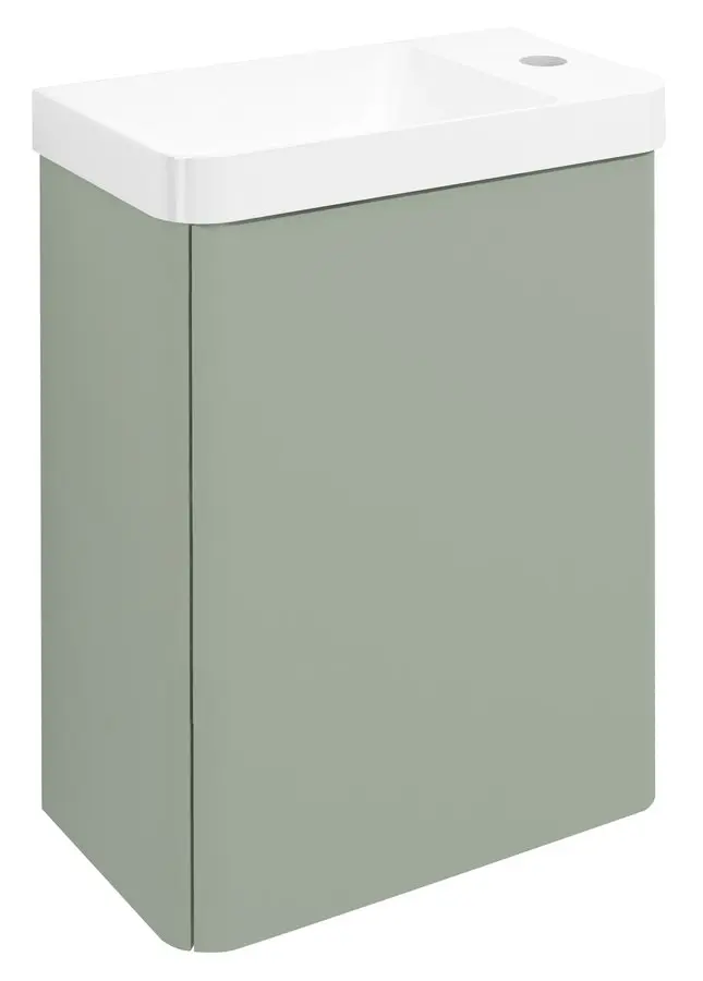 Sapho Zorba - izlietnes skapītis, 39x22x50 cm, 1 durvis L/R, verde LT113-4444
