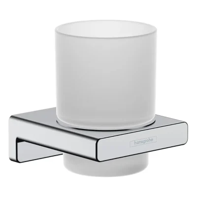 Hansgrohe AddStoris - zobu birstes trauks ar turētāju, stikls matēts/hromēts 41749000