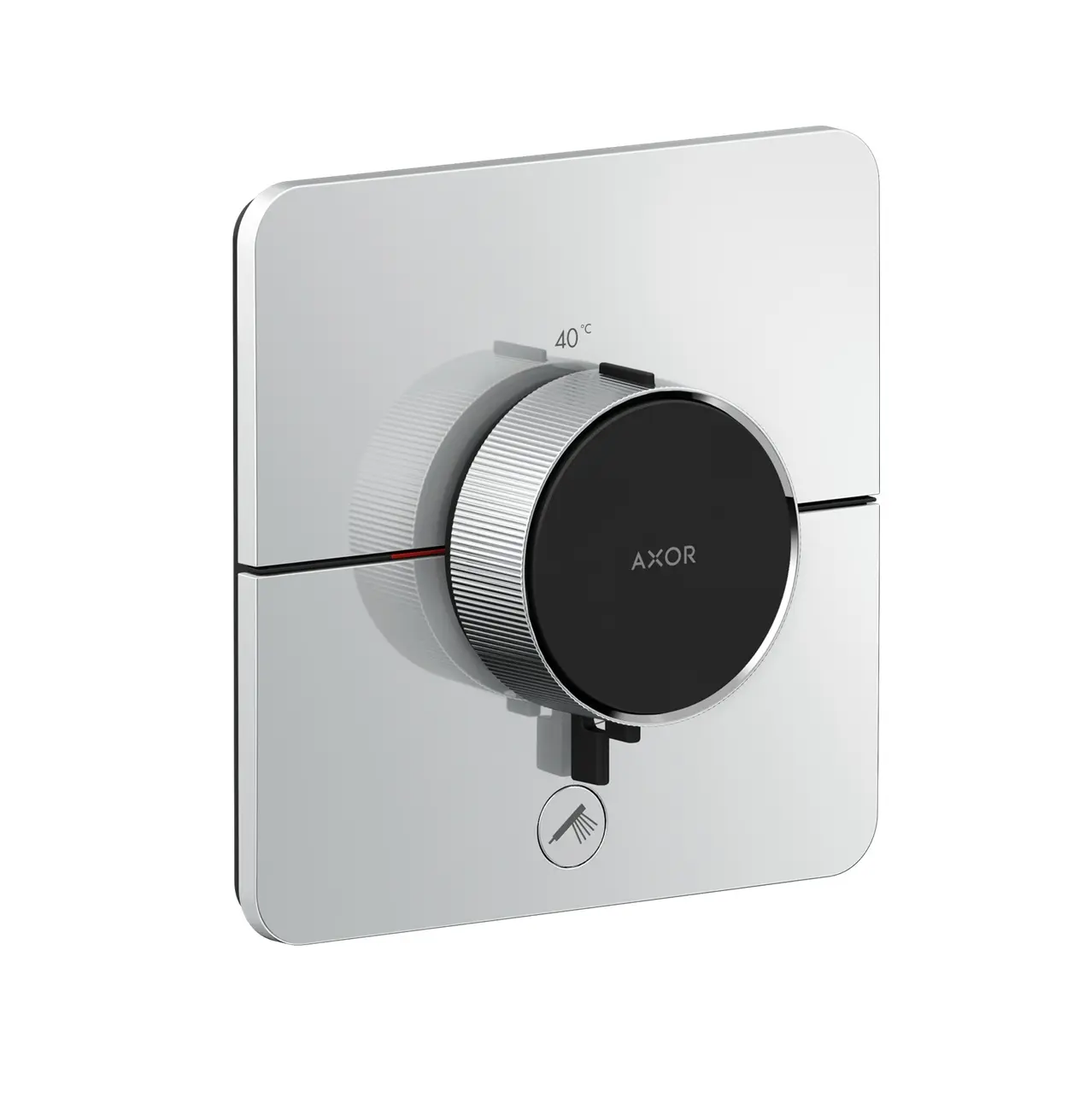 Axor ShowerSelect ID - termostata dušas maisītājs, zemapmetuma montāža, HighFlow, hroms 36778000