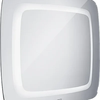 Nimco spogulis - vannas istabas spogulis ar LED fona apgaismojumu 7000 sērija, 80x65 cm, noapaļots, alumīnijs ZP 7001