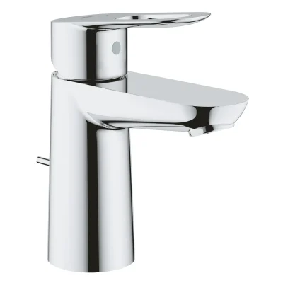 Grohe BauLoop - izlietnes maisītājs ar noteces komplektu, hromēts 23803000