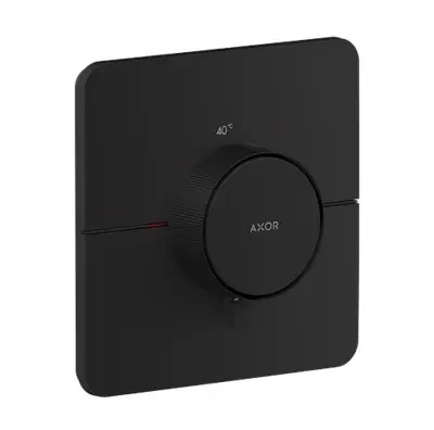 Axor ShowerSelect ID - termostata maisītājs zemapmetuma montāžai, HighFlow, matēti melns 36775670