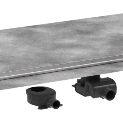 Hansgrohe RainDrain Allround - dušas noteka 120 cm, ar režģi, matēts nerūsējošais tērauds 56190800