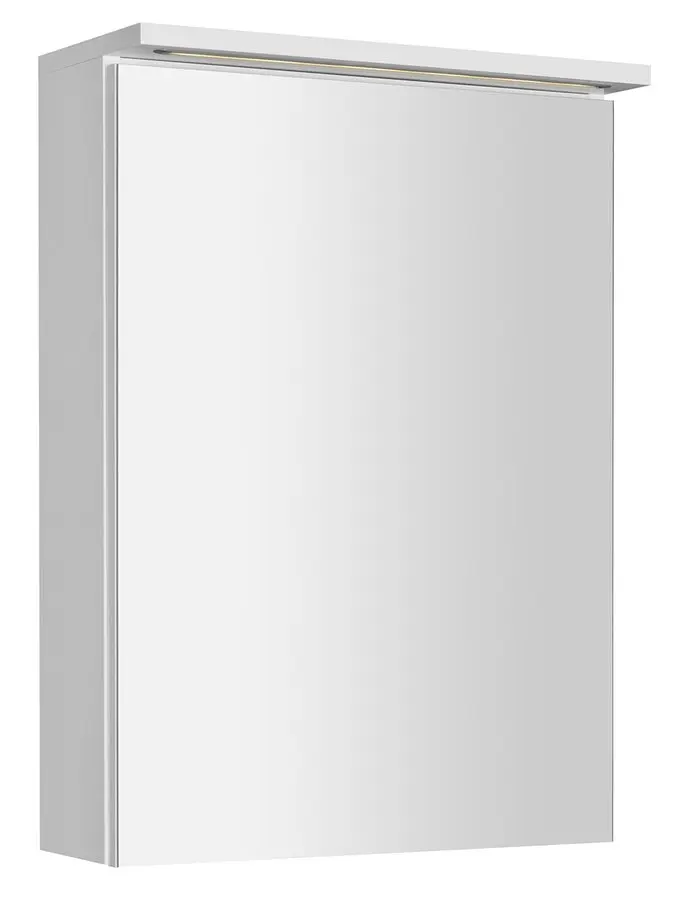 Aqualine KAWA - spoguļskapis ar LED apgaismojumu, 50x70x22 cm, balts WGL50S