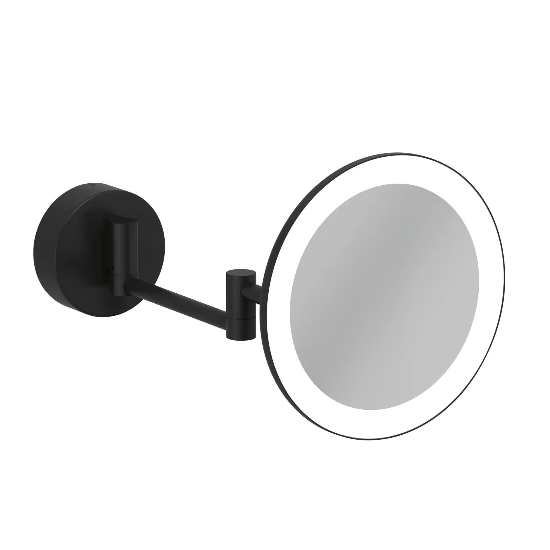 Kludi Vela R - kosmētiskais sienas spogulis ar LED apgaismojumu, matēti melns 5899539W