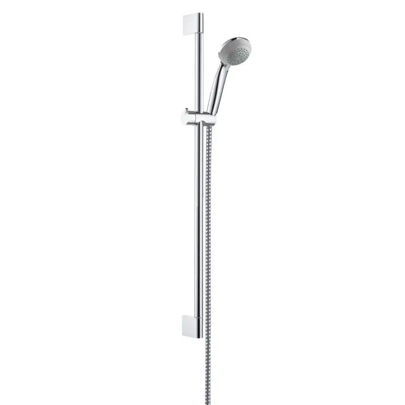 Hansgrohe Crometta 85 - dušas komplekts Variojet 2jet, ar dušas stieni Unica'Crometta 0,65 m, hromēts 27763000