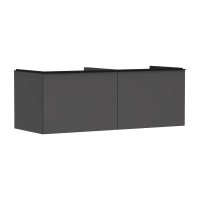 Hansgrohe Xelu Q - izlietnes apakšskapītis, 50x136x55 cm, 2 atvilktnes, matēti pelēks/matēti melns 54067670