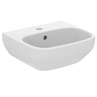 Ideal Standard i.Life A - roku mazgāšanas izlietne 40x36 cm, ar pārplūdi, jaucējkrāna caurumu, balta T470801