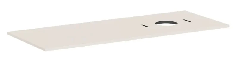 Hansgrohe Xilesa E - izlietnes virsma, 138x55 cm, izgriezums labajā pusē, matēti bēša 54279780