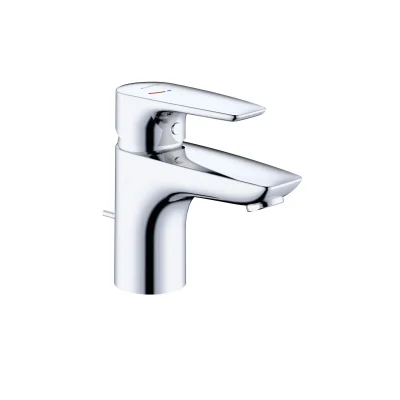 Kludi Pure&Solid - izlietnes maisītājs, ar noteci, EcoPlus, hroms 343880575WR4