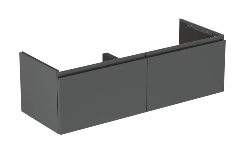 Ideal Standard Finesse - izlietnes skapītis, 120x44x37 cm, 2 atvilktnes, matēts antracīts E3389Y2
