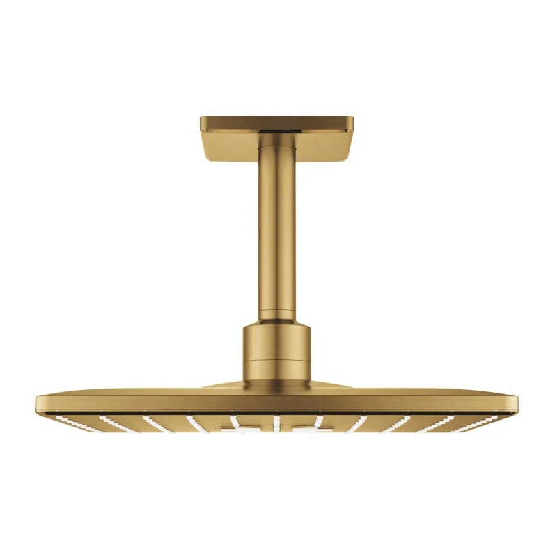 Grohe Rainshower SmartActive Cube - galvas duša 310, dušas svirs 14 cm, 2 strūklas veidi, Cool Sunrise 26481GN0