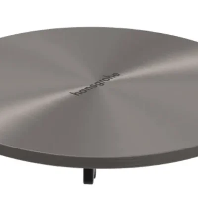 Hansgrohe RainDrain Staro - gatavais noteces komplekts dušas paliktnim, hroms melns birstēts 60058340