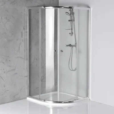 Aqualine Arleta - dušas kabīne 90x90 cm, hroms/caurspīdīgs stikls HLS900Y