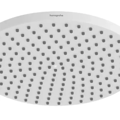 Hansgrohe Raindance S - galvas duša, diametrs 24 cm, 1 strūklas veids, EcoSmart+, matēti balta 28821700