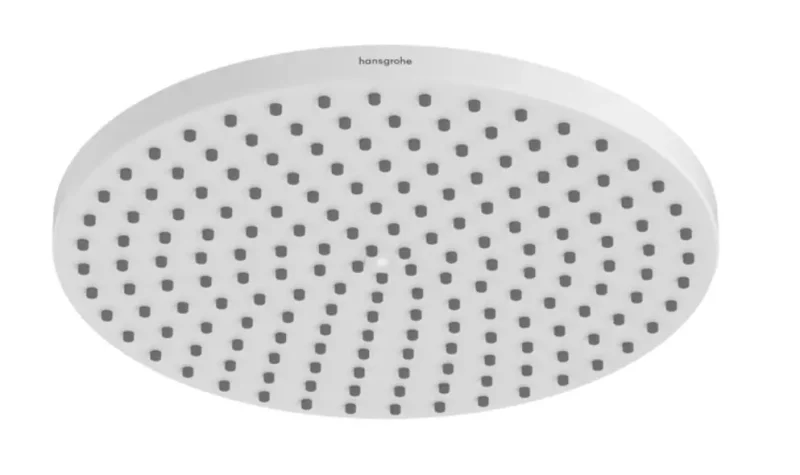 Hansgrohe Raindance S - galvas duša, diametrs 24 cm, 1 strūklas veids, EcoSmart+, matēti balta 28821700