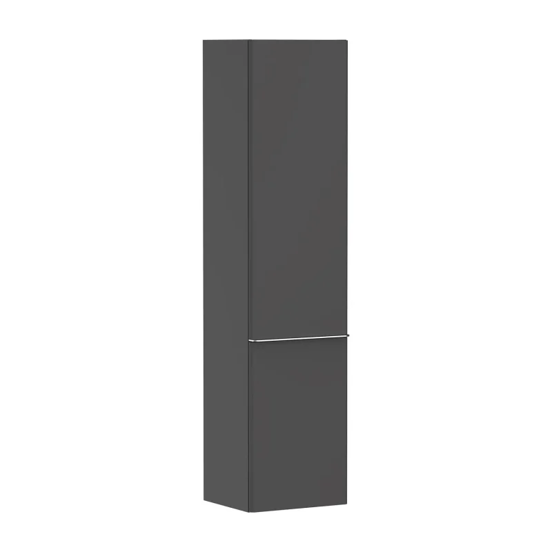 Hansgrohe Xelu Q - augstais skapis 40x165x35 cm, 2 durvis, eņģes labajā pusē, matēti pelēks/hroms 54140000