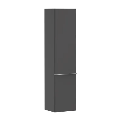 Hansgrohe Xelu Q - augstais skapis 40x165x35 cm, 2 durvis, eņģes kreisajā pusē, matēti pelēks/hroms 54136000