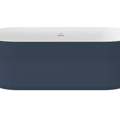Ravak Ypsilon - brīvi stāvoša vanna, 180x80 cm, Deepsea Blue/balts XC00100071