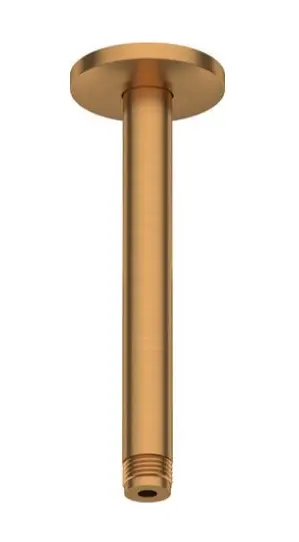 Duravit piederumi - griestu dušas sviras, 21 cm, birstēta bronza UV0670025004