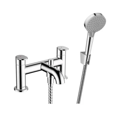 Hansgrohe Vernis Blend - vannas malas armatūra ar piederumiem, 2 caurumu uzstādīšana, hromēts 71461000