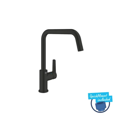 Grohe QuickFix Start - virtuves izlietnes maisītājs, matēti melns 1012422430