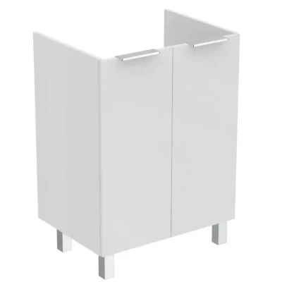 Ideal Standard Eurovit+ - izlietnes apakšskapis, 84x60x44 cm, 2 durvis, eņģes kreisajā/labajā pusē, balts spīdīgs R0258WG
