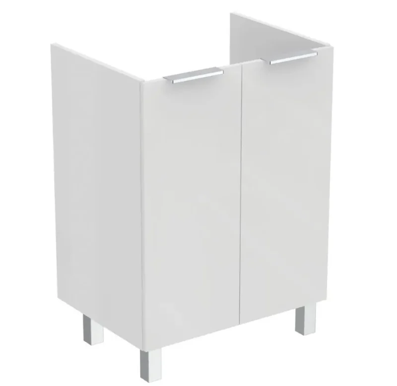 Ideal Standard Eurovit+ - izlietnes apakšskapis, 84x60x44 cm, 2 durvis, eņģes kreisajā/labajā pusē, balts spīdīgs R0258WG
