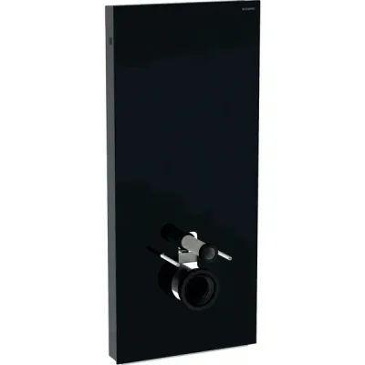 Geberit Monolith - sanitārais modulis piekaramajam WC, 114 cm, pieslēgums apakšā, melns 131.031.SJ.6