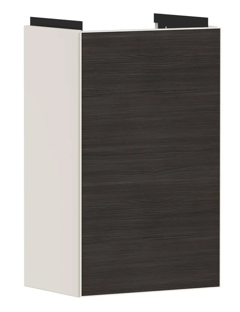 Hansgrohe Xevolos E - izlietnes skapītis 58x34x25 cm, 1 durvis, eņģes kreisajā pusē, bēšs matēts/ tumšs ozols 54167730